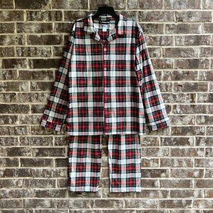 Espada Men's Sleepwear Plaid Flannel Pajama Set Christmas Size XL